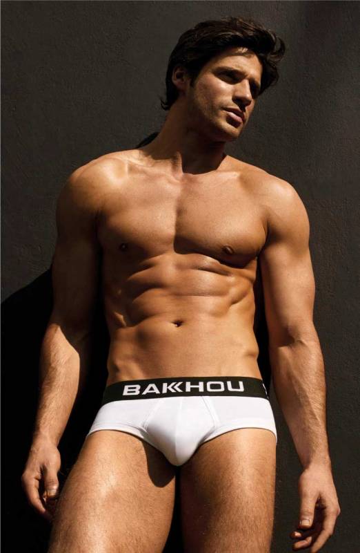 Slip hombre bakhou clásico liso con collareta Tienda Nap